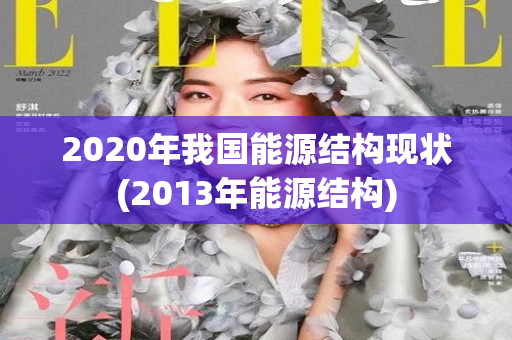 2020年我国能源结构现状(2013年能源结构)