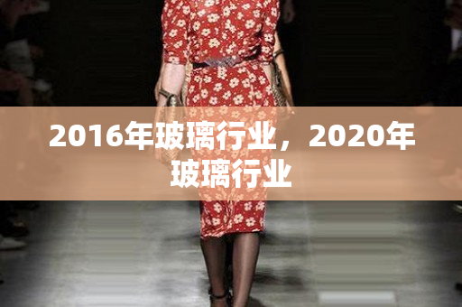 2016年玻璃行业，2020年玻璃行业