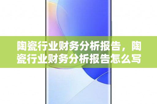 陶瓷行业财务分析报告，陶瓷行业财务分析报告怎么写