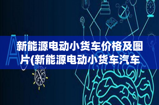 新能源电动小货车价格及图片(新能源电动小货车汽车价格	)