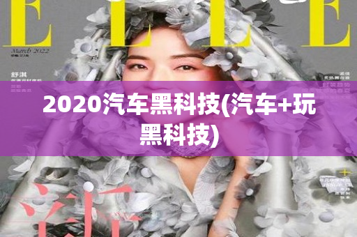 2020汽车黑科技(汽车+玩黑科技)