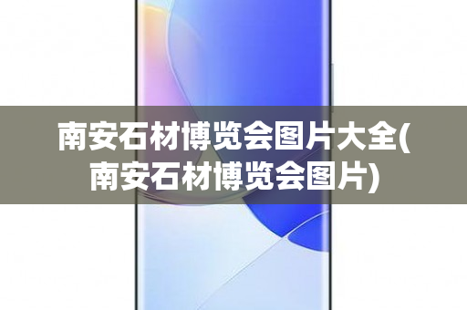 南安石材博览会图片大全(南安石材博览会图片)